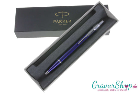 Parker Kugelschreiber blau mit Etui