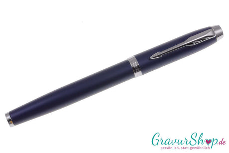 Parker IM Füllhalter matte blue mit Gravur