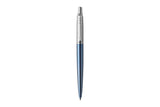 Parker Jotter Kugelschreiber Waterloo Blue mit deiner Wunschgravur Hochkant