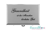 Pillendose 16 mit Gravur Muster 2