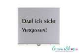 Pillendose 17 mit Gravur Muster 1