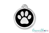 Hundemarke 13 M mit Gravur Schwarz