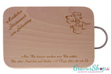 Schneidebrettchen mit Gravur Nr. 13 Muster 1