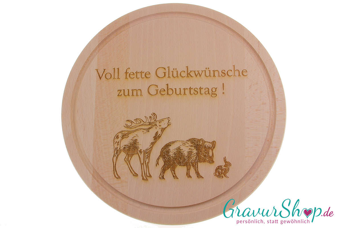 Schneidebrettchen mit Gravur Nr. 22 Muster 1