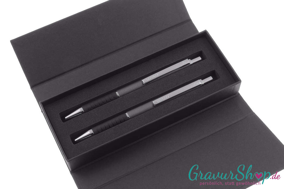 Schreibset 05 mit Gravur im Etui