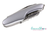 Taschenmesser 01 Silber mit Gravur Oben