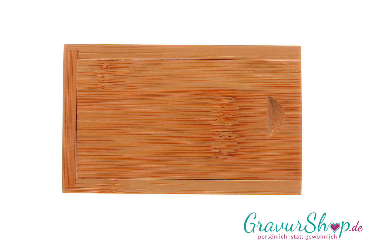 USB Stick 02 16GB Bambus mit Gravur Etui