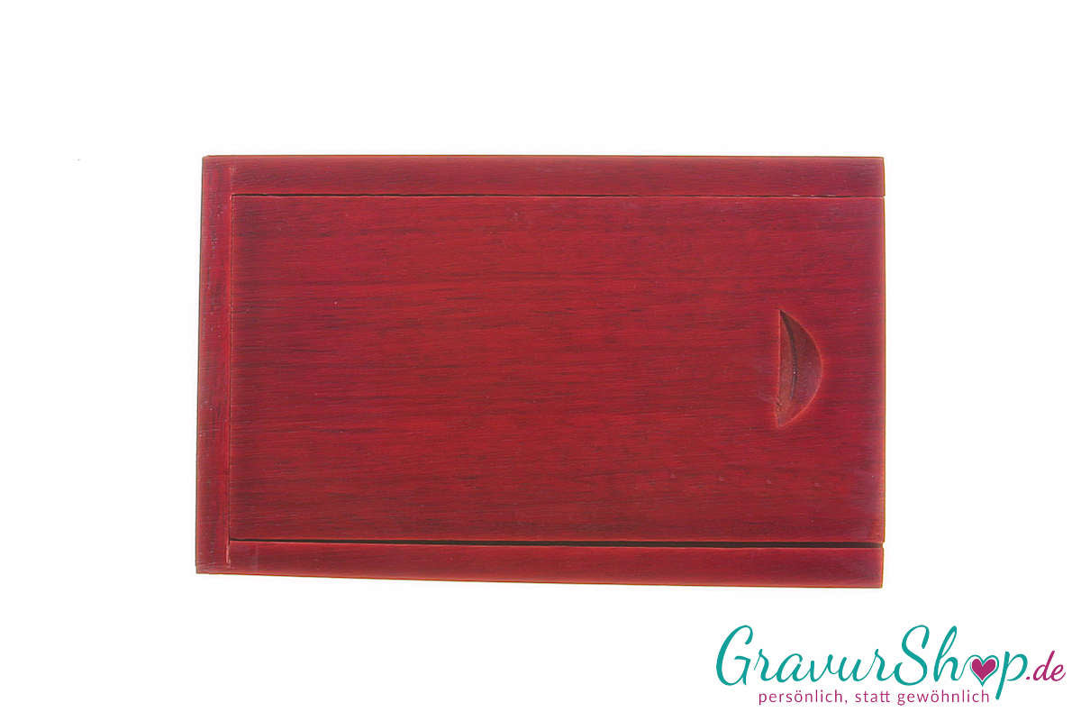 USB Stick 02 16GB Rosenholz mit Gravur Etui