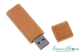 USB Stick 02 16GB Bambus mit Gravur Muster 3