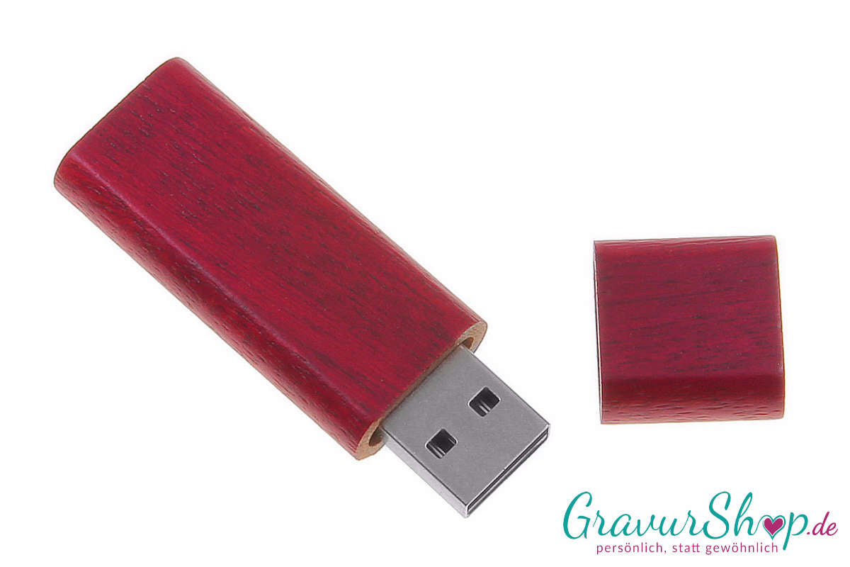 USB Stick 02 16GB Rosenholz mit Gravur Muster 3