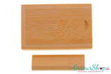 USB Stick 02 16GB Bambus hell mit Gravur Muster 2