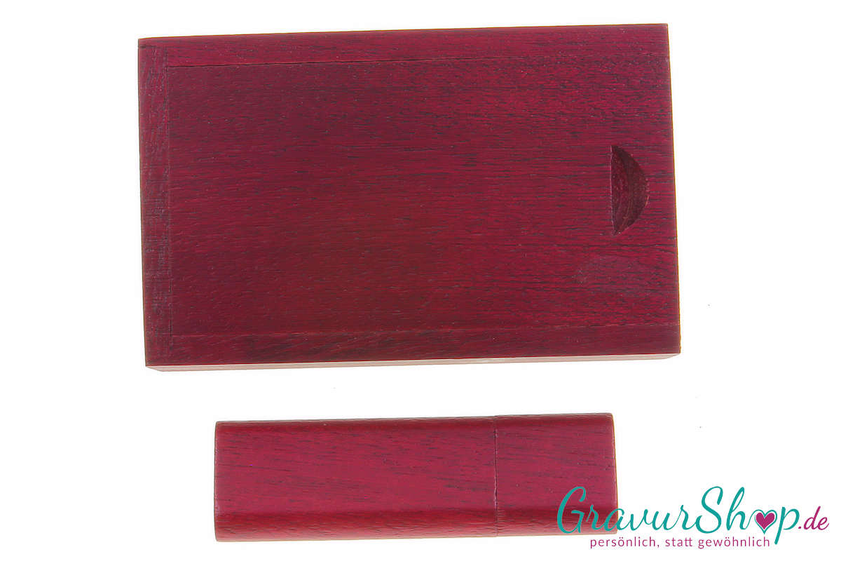USB Stick 02 16GB Rosenholz mit Gravur Muster 2