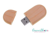 USB Stick 03 16GB Ahorn mit Gravur Muster 2
