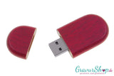 USB Stick 03 16GB Rosenholz mit Gravur Muster 2