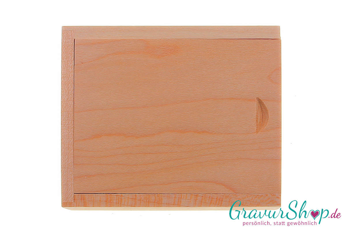 USB Stick 04 16GB Ahorn mit Gravur Etui