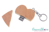 USB Stick 04 16GB Ahorn mit Gravur Muster 2