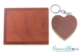 USB Stick 04 16GB Walnuss mit Gravur Muster 1