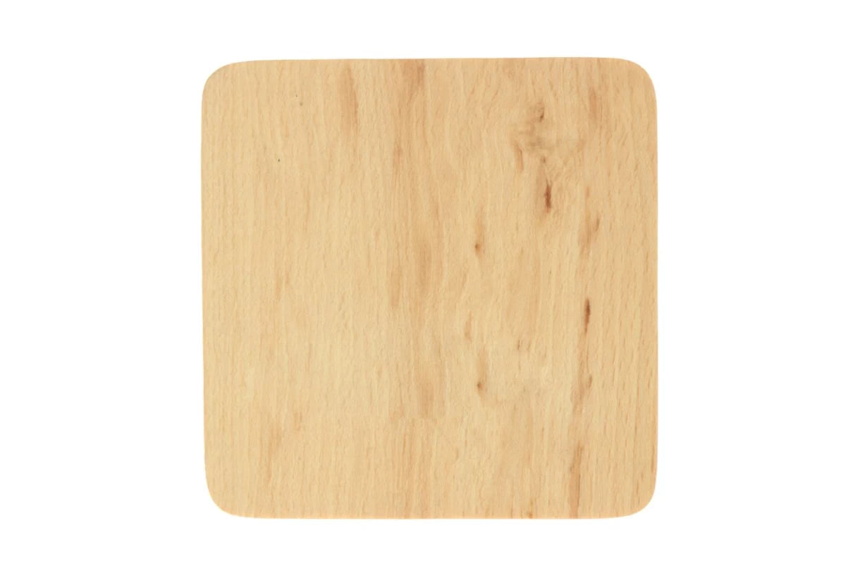 Untersetzer aus Holz mit Gravur