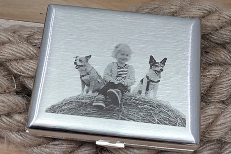 Zigarettenetui mit Fotogravur - Etui 10 Muster 1