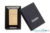 Zippo Venetian High Polish Brass SLIM mit Gravur Bild 1