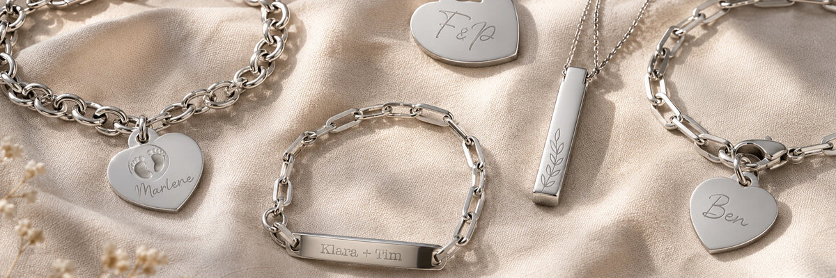 Schmuck mit Personalisierter Gravur - Gravurshop