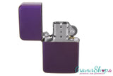 Sturm Feuerzeug purple brushed mit Gravur