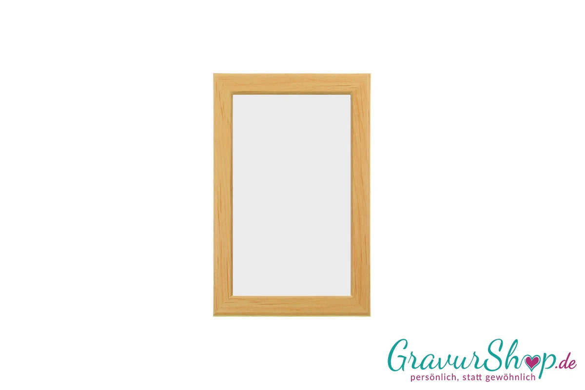 Bilderrahmen Buche mit Gravur