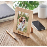 Personalisierter Bilderrahmen aus Bambus mit Wunschgravur – 10 x 15 cm
