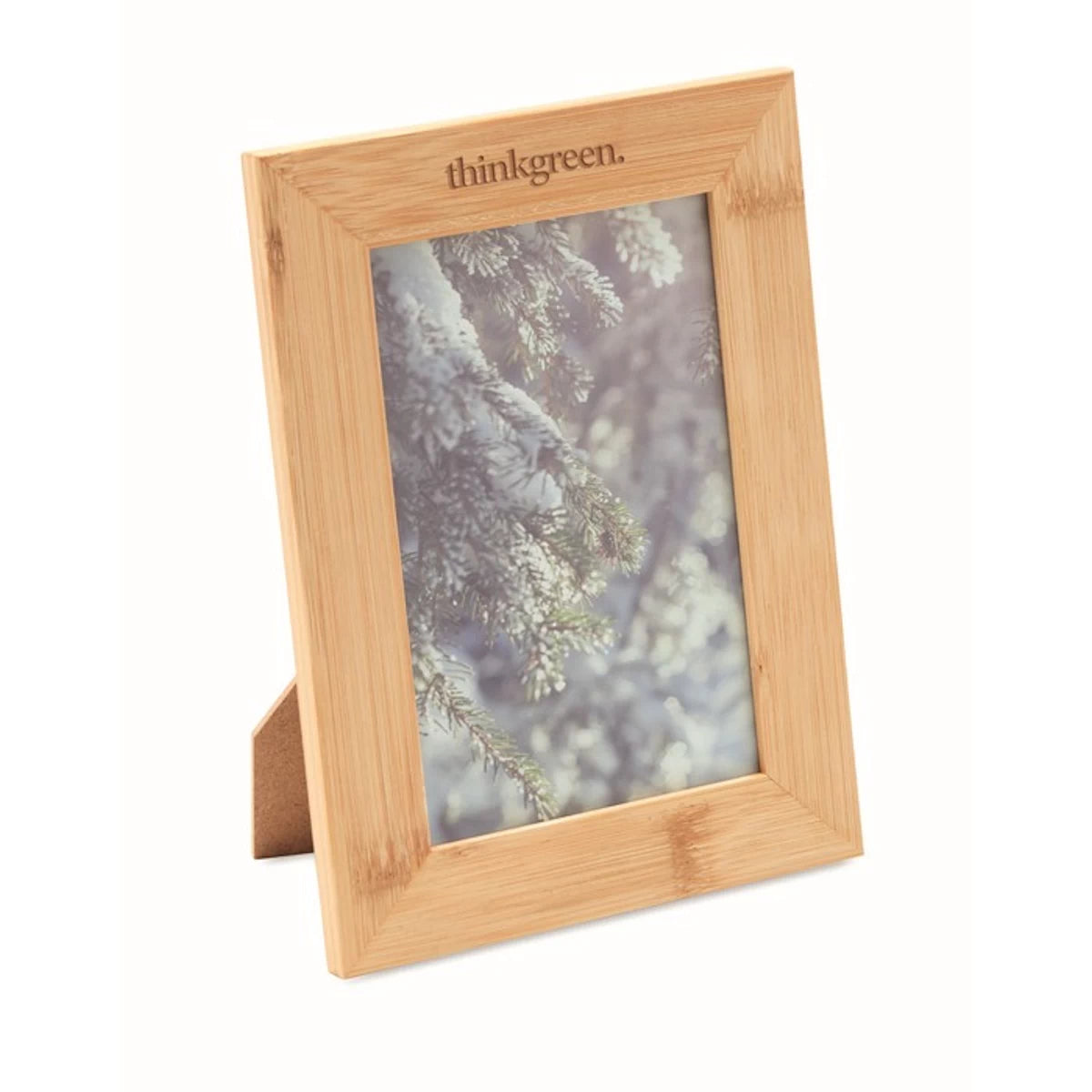 Personalisierter Bilderrahmen aus Bambus mit Wunschgravur – 10 x 15 cm