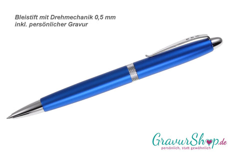 Drehbleistift blau personalisieren
