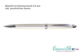 Drehbleistift champagne mit Lasergravur