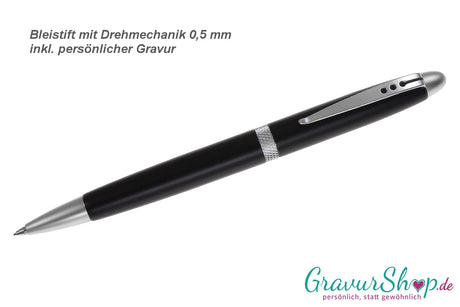 Drehbleistift schwarz personalisieren