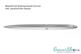 Drehbleistift silber mit Lasergravur