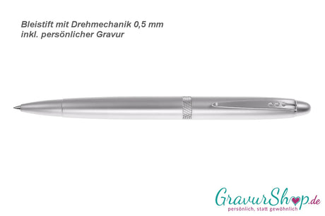 Drehbleistift silber mit Lasergravur