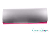 Großes Brillenetui 03 aus rosa Kunstleder, im Etui – inkl. Namensgravur