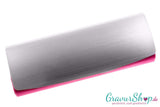 Großes Brillenetui 03 aus rosa Kunstleder, im Etui – gratis graviert