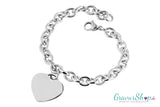 Charm-Armband 04 aus allergiefreiem Edelstahl – mit Wunschgravur personalisierbar