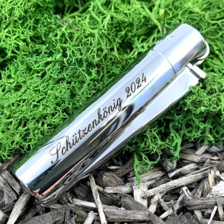 CLIPPER Feuerzeug - Silber glänzend