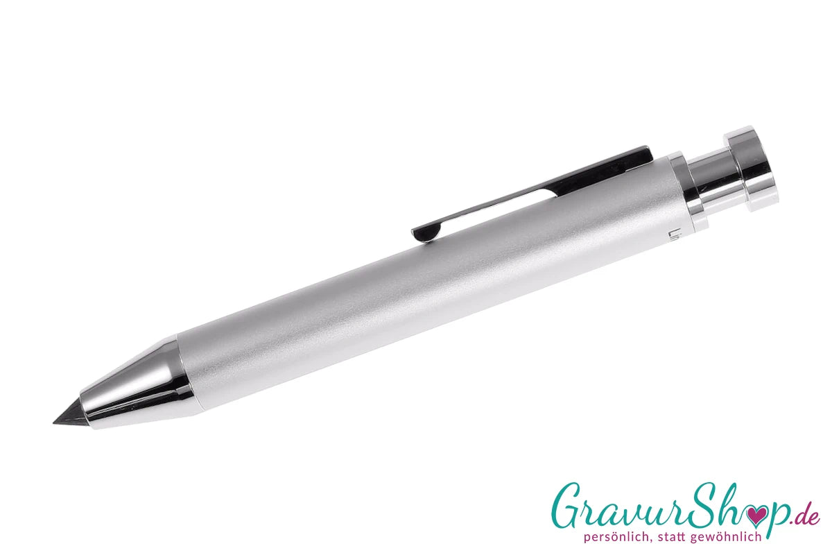 Druckbleistift mit silbernem Clip