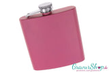 Flachmann 20 P Pink mit Gravur