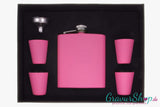 Flachmann 42 pink mit Gravur Bild 2