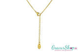 Edelstahlkette Gold poliert 27 x 6 mm mit Gravur