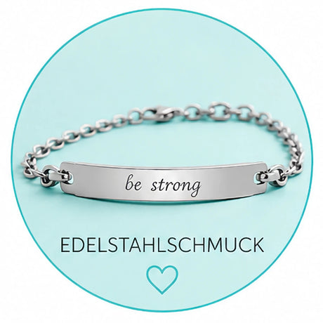 Edelstahl Schmuck mit Gravur - Gravurshop