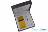 USB X Lichtbogen-Feuerzeug gold mit Gravur