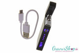 USB X Lichtbogen-Feuerzeug schwarz mit Ladekabel