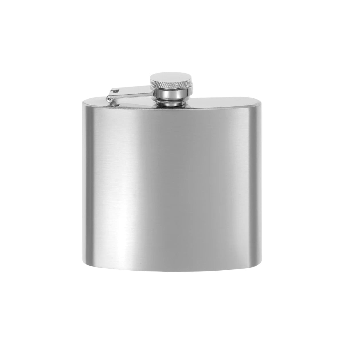 Personalised Hip Flask with Photo Engraving | Your Photo Engraved | Stainless Steel - 4 Sizes