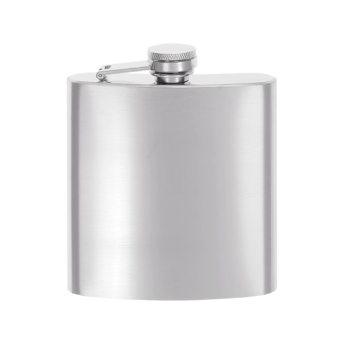 Flachmann Set (180 ml) mit Fotogravur | Dein Foto graviert | Inkl. Geschenkbox + Trichter + Pinnchen