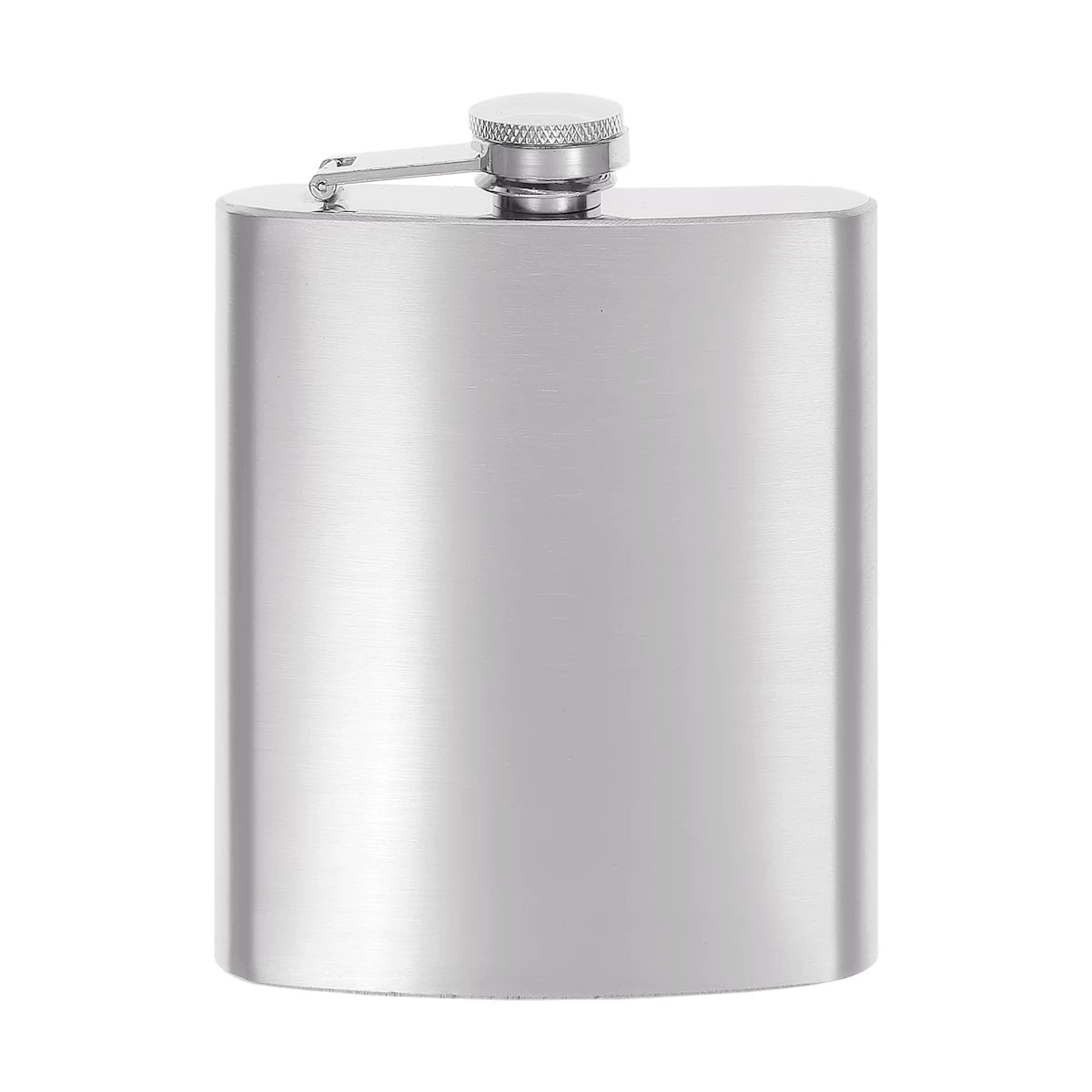 Personalised Hip Flask with Photo Engraving | Your Photo Engraved | Stainless Steel - 4 Sizes