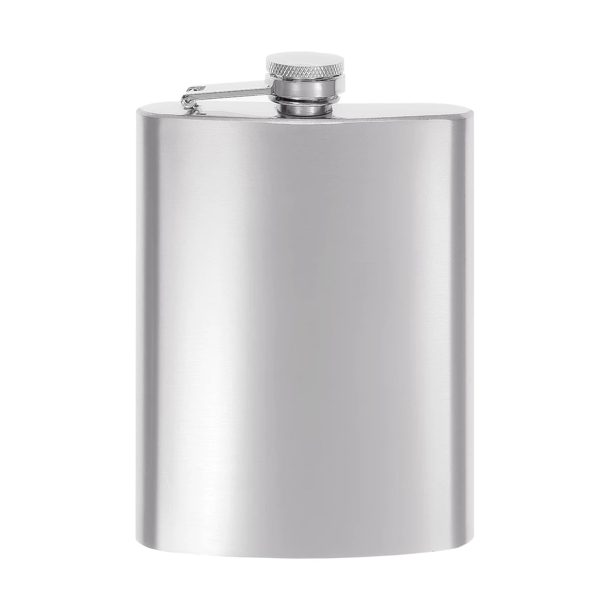 Personalised Hip Flask with Photo Engraving | Your Photo Engraved | Stainless Steel - 4 Sizes