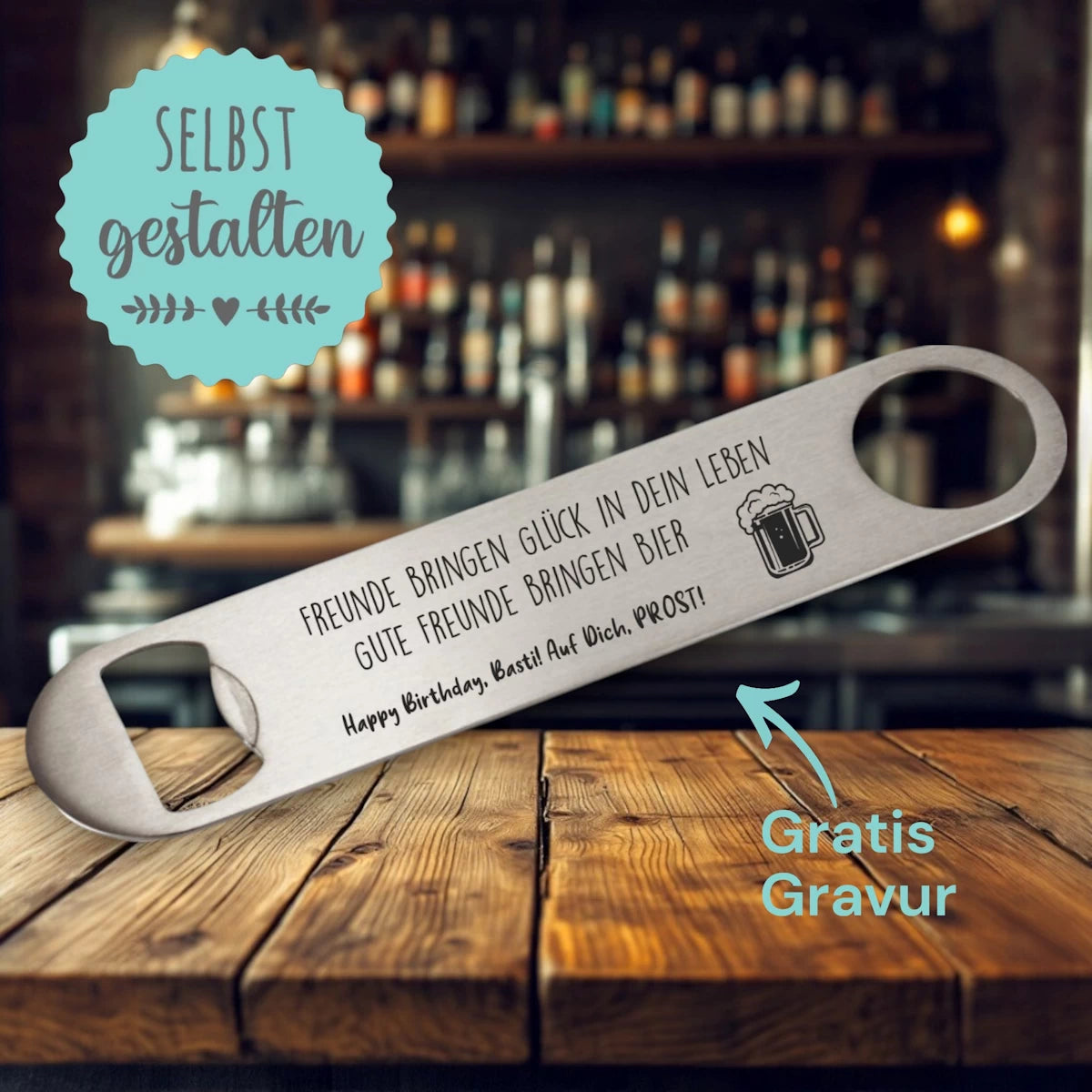 Flaschenöffner mit Gravur * Nr 01 – GravurShop